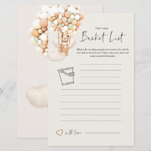 Bear Baby Shooting Game - Bucket List