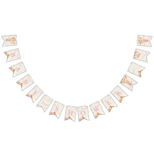 Bear Baby Shower Buntin Flags Wimpelkette