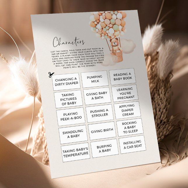 Bear Baby Shower Game - Charaktere (Von Creator hochgeladen)