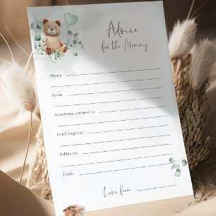 Bear Baby Shower Game - Ratschläge für Mami