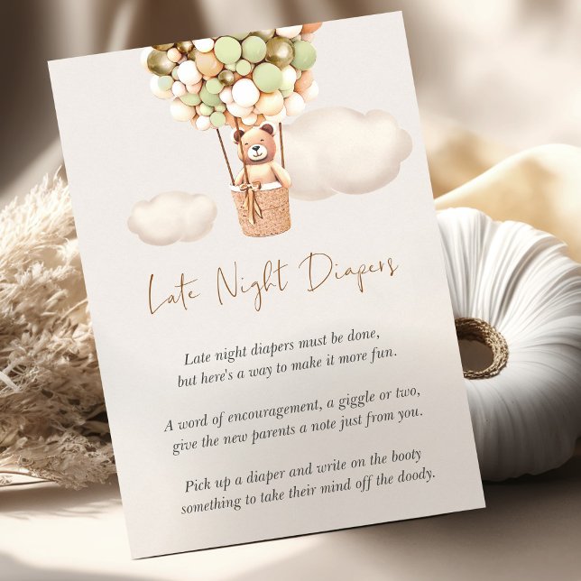 Bear Baby Shower Game - Spate Night Diapers (Von Creator hochgeladen)