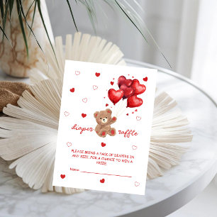 Bear Balloons Diaper Gewinnspiel Begleitkarte