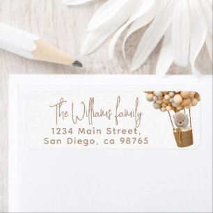 Bear Balloons Moderne geschlechtsneutrale Babydusc