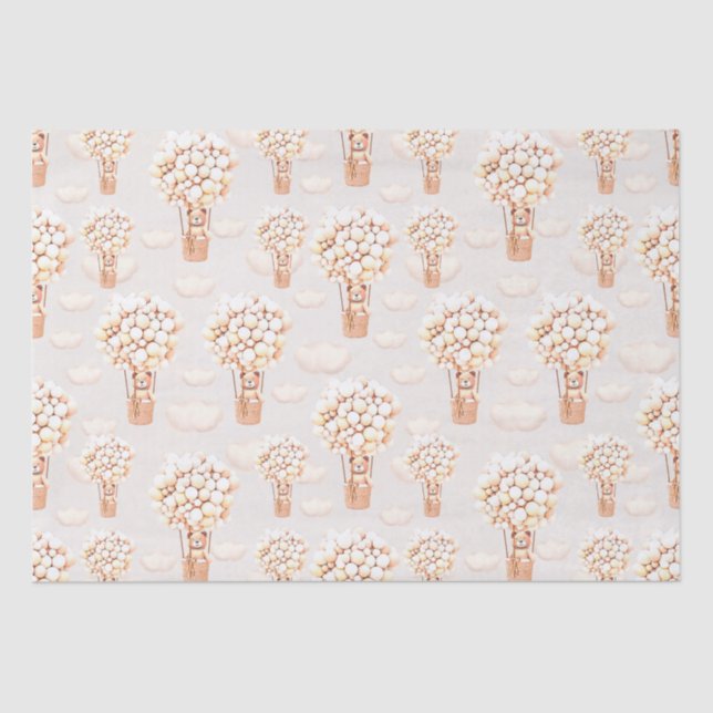 Bear Balloons Packpapier Seidenpapier (Vorderseite)