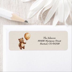 Bear Balloons Wolken warten Baby-Dusche frühzeitig