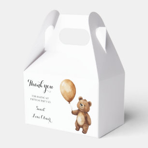 Bear Balloons Wolken warten Baby-Dusche frühzeitig Geschenkschachtel