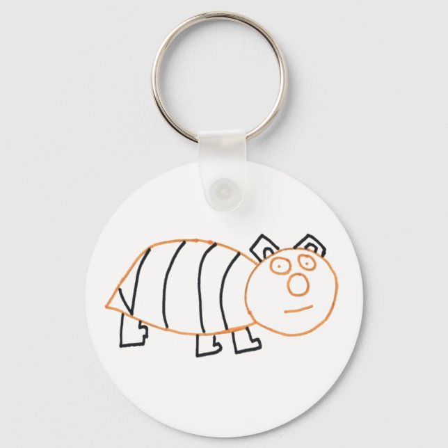 Bear Bear 5,7 cm Tastenring Schlüsselanhänger (Vorderseite)