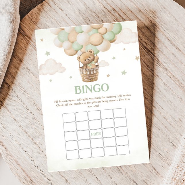 Bear Bear Baby Shooter Bingo Game (Bearly Wait Bear Baby Shower Bingo Game)