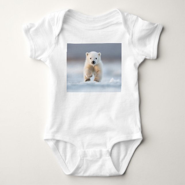 Bear Bear Cub Baby Bodysuit Strampler (Vorderseite)