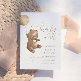 Bear Bear Gender Bear Neutral Baby Shower Einladung