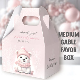 Bear Bear Pink Babydusche Medium für frühes Abwart Geschenkschachtel