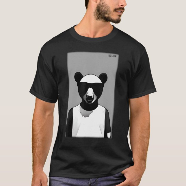 Bear Bear Sunglasses Wildlife Animals Zoo Forest T-Shirt (Vorderseite)
