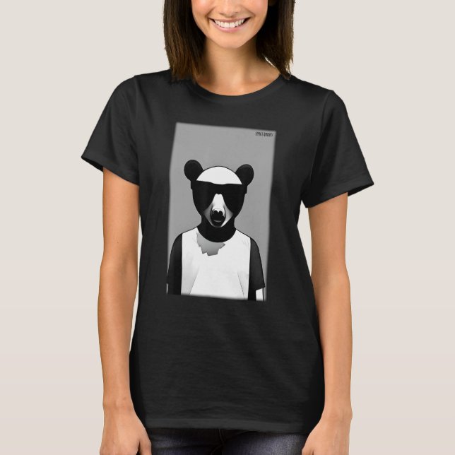 Bear Bear Sunglasses Wildlife Animals Zoo Forest T-Shirt (Vorderseite)