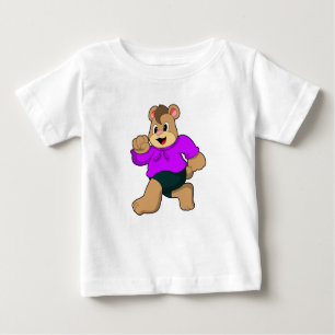 Bear beim Laufen Baby T-shirt