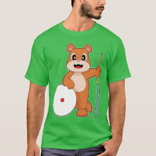 Bear Billiard Queue T-Shirt