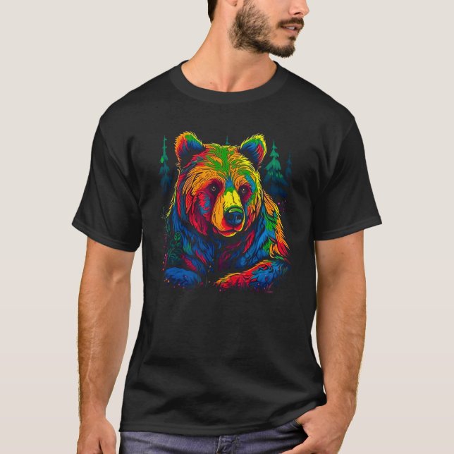 Bear Black T-Shirt (Vorderseite)