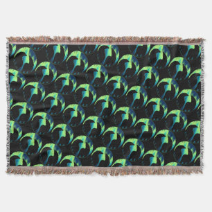 Bear Blanket Northern Lights Bear Throw Blanket Decke