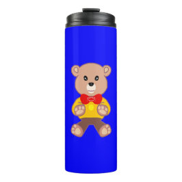 Bear Blue Thermal Tumbler Thermosbecher