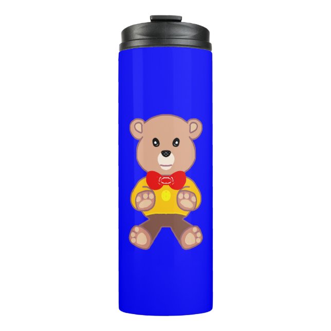 Bear Blue Thermal Tumbler Thermosbecher (Vorderseite)