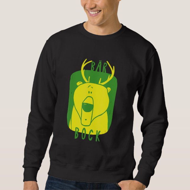 Bear Bock Bearbock Checked Bearbockt  Politics Gre Sweatshirt (Vorderseite)