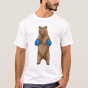 Bear Boxer Boxhandschuhe T-Shirt