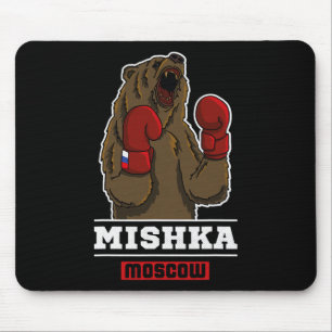 Bear Boxing Russland Usr Propaganda Sprichwort Mousepad