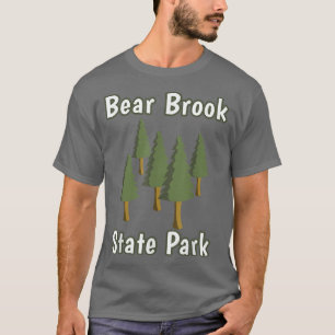 Bear Brook Staat Park New Hampshire Forest Woods C T-Shirt