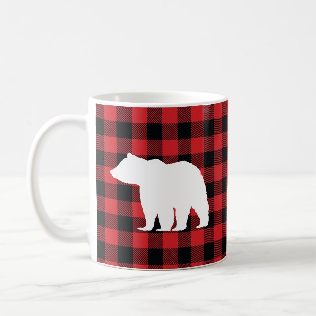 Bear Buffalo Karo Berg Kaffee Tasse (Links)