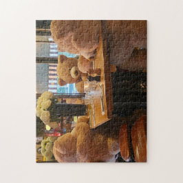 Bear Cafe Puzzle, 11" x 14", 252 pieces Puzzle
