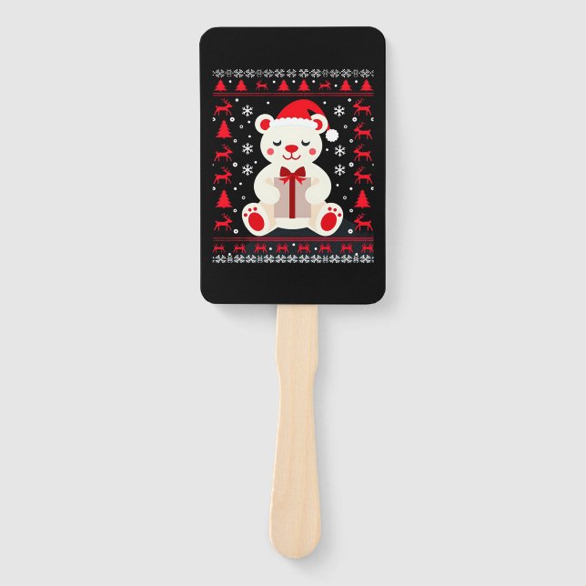 Bear Christmas Christmas (1) Fächer (Vorderseite)