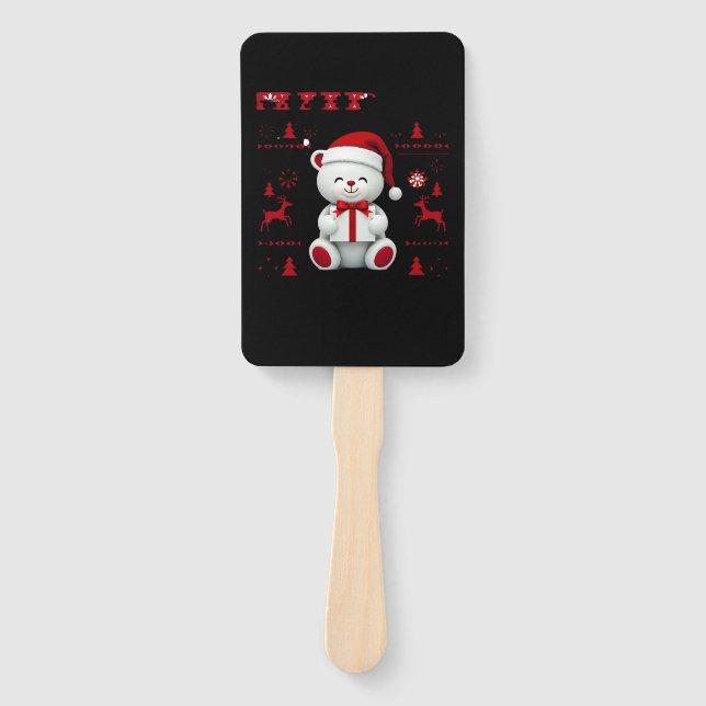 Bear Christmas Christmas (2) Fächer (Vorderseite)