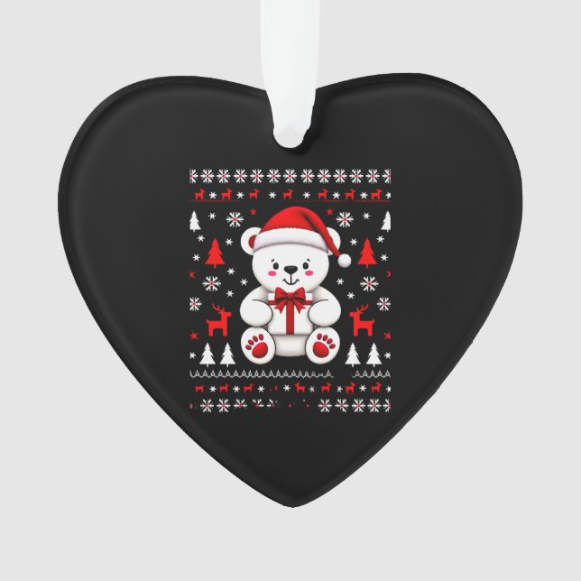 Bear Christmas Christmas (3) Ornament (Vorderseite)