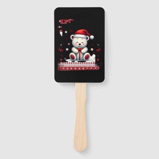 Bear Christmas Christmas (4) Fächer (Vorderseite)