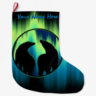 Bear Christmas Strumpf Custom Bären Strumpf Großer Weihnachtsstrumpf