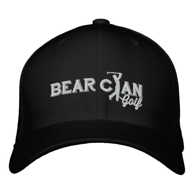 BEAR CLAN GOLF TEAM HAT BESTICKTE KAPPE (Vorderseite)