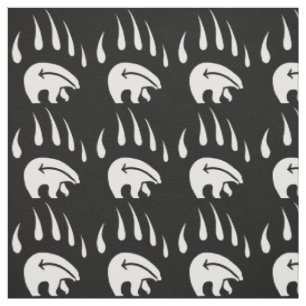Bear Claw Fabric Tribal Bären Kunstwerk Stoff