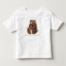 Bear Contemplates Hibernation Kleinkind T-shirt