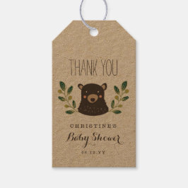 Bear Cub Baby Dusche Geschenkanhänger
