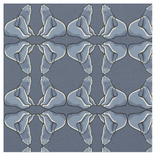 Bear Cub Fabric Polar Bear Cub Muster Stoff