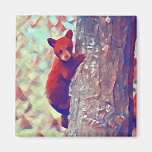 Bear cub Kletterbaum Magnet