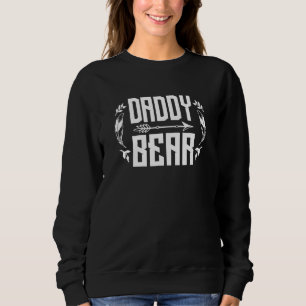 Bear Daddy Cooler Vater Grafik Design Sweatshirt