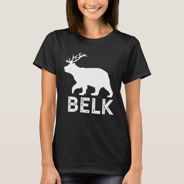 Bear Elk Big Game Elk Hunter Shed Antler Elk Hunti T-Shirt (Vorderseite)