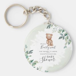 Bear Eucalyptus Verlasse Paares Baby Dusche Schlüsselanhänger