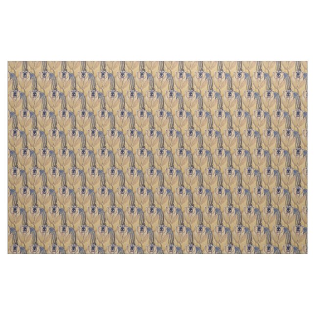 Bear Fabric Polar Bären Art Fabric Customizable Stoff (Fat Quarter (45,7 x 55,9 cm))
