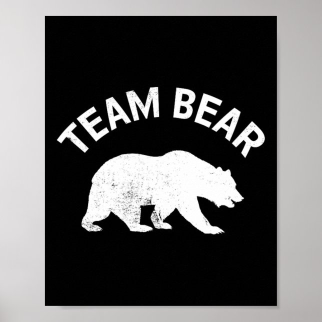 Bear Feminist Rage Feminism Poster (Vorne)