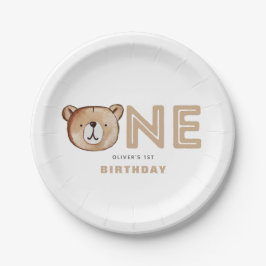 Bear First Birthday Teller
