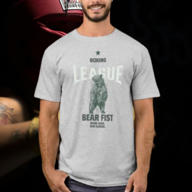 Bear Fist Boxing League T-Shirt (Von Creator hochgeladen)