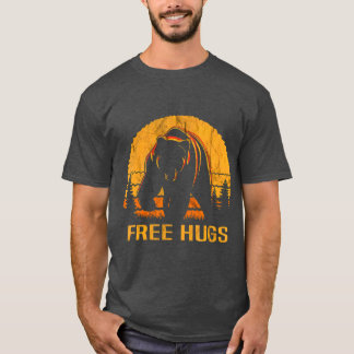 Bear Free Hugs Camping T-Shirt