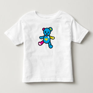 Bear Friend Blue Kleinkind T-shirt