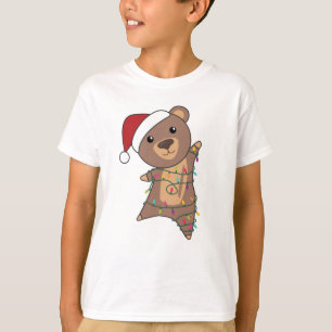 Bear Frohe Weihnachten Winter Tiere Bären T-Shirt